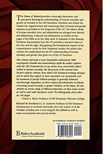 Flame of Yahweh: Sexuality in the Old Testament