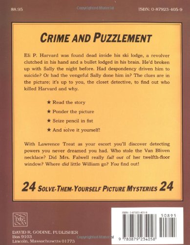 Crime And Puzzlement: 24 Solve-them-yourself Picture Mysteries