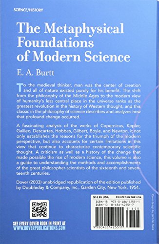 The Metaphysical Foundations of Modern Science
