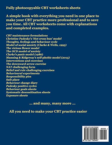 CBT Worksheets: For CBT Therapists in Training by Miakarts Books