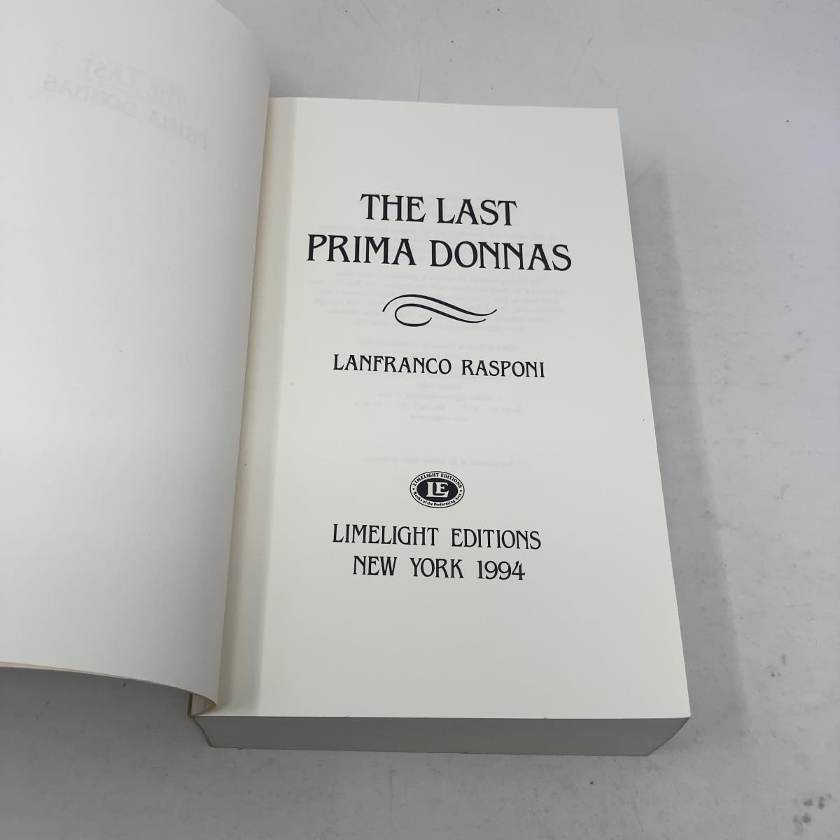 The Last Prima Donnas