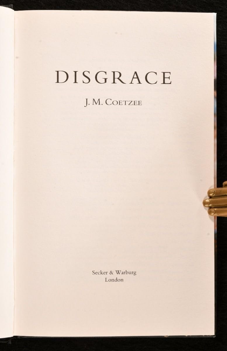 Disgrace by Coetzee, J. M.