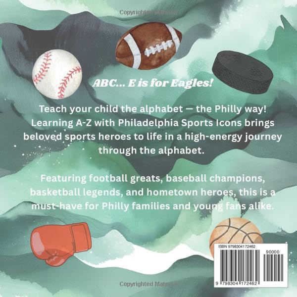Philadelphia Icons Alphabet: Learn the ABCs with Philadelphia sports icons!