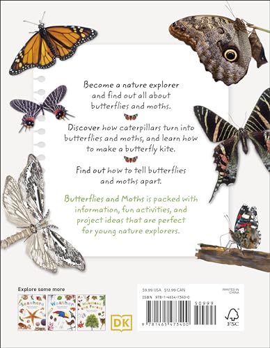 Butterflies and Moths: Explore Nature with Fun Facts and Activities (Nature Explorers)