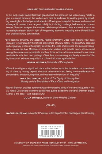 Class Acts: Service and Inequality in Luxury Hotels