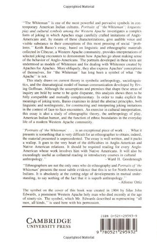 Portraits of "The Whiteman": Linguistic Play and Cultural Symbols Among the Western Apache