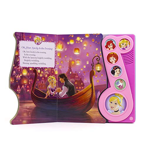 Disney Princess Cinderella, Rapunzel, Snow White, and More! Once Upon a Time Little Music Note Sound Book - Play-a-Song - PI Kids