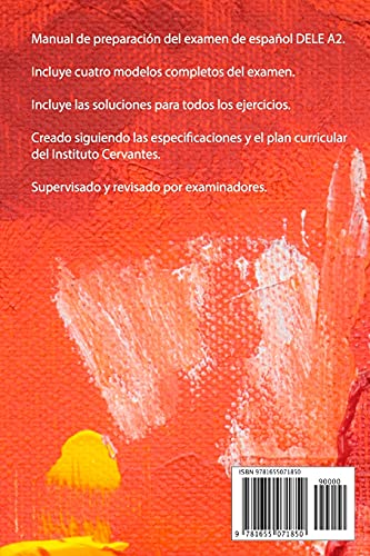 Nuevo DELE A2: Versión 2020. Preparación para el examen. Modelos de examen DELE A2 (Spanish Edition) — back cover