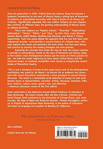 Critical Terms for Literary Study