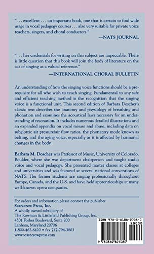 The Functional Unity of the Singing Voice by Doscher, Barbar