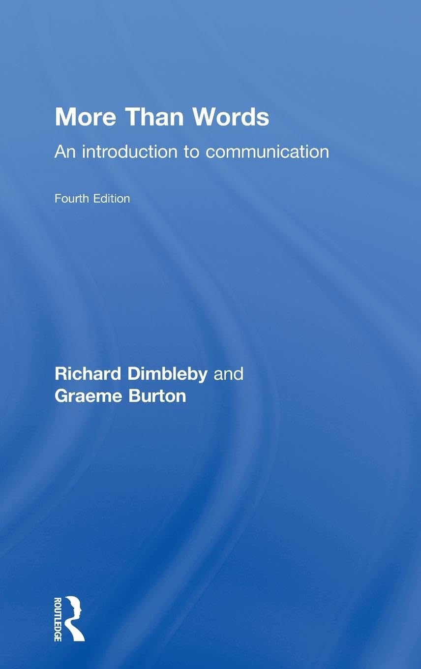 More Than Words: An Introduction to Communication