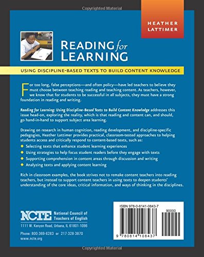 Reading for Learning: Using Discipline-Based Texts to Build Content Knowledge