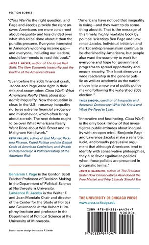Class War?: What Americans Really Think about Economic Inequality