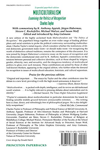 Multiculturalism: Examining the Politics of Recognition