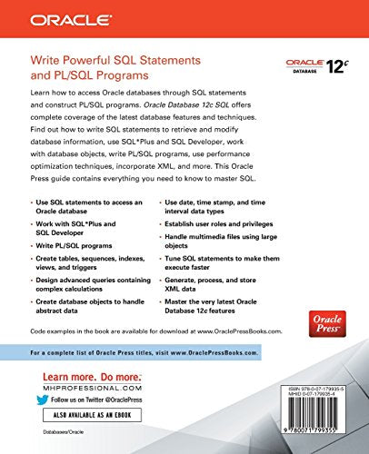 Oracle Database 12c SQL