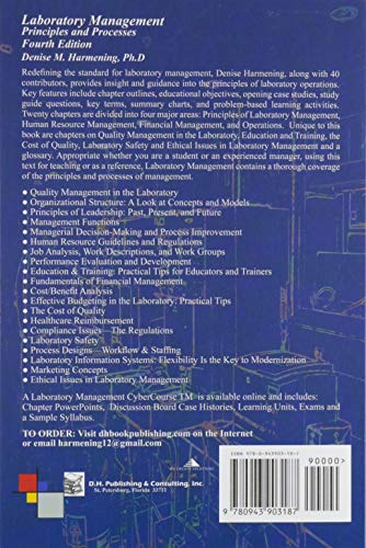 Laboratory Management, Principles and Processes, Fourth Edition