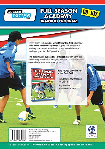 Full Season Academy Training Program U9-12 - 40 Sessions (20