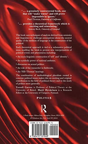 Interpreting the Political: New Methodologies