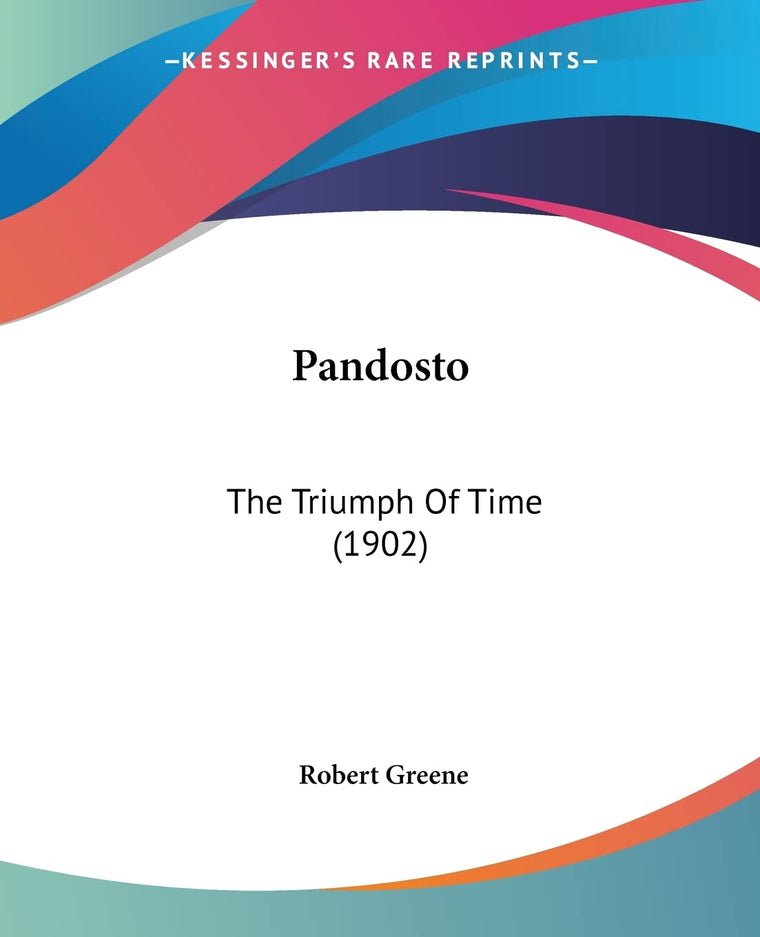 Pandosto: The Triumph Of Time (1902)