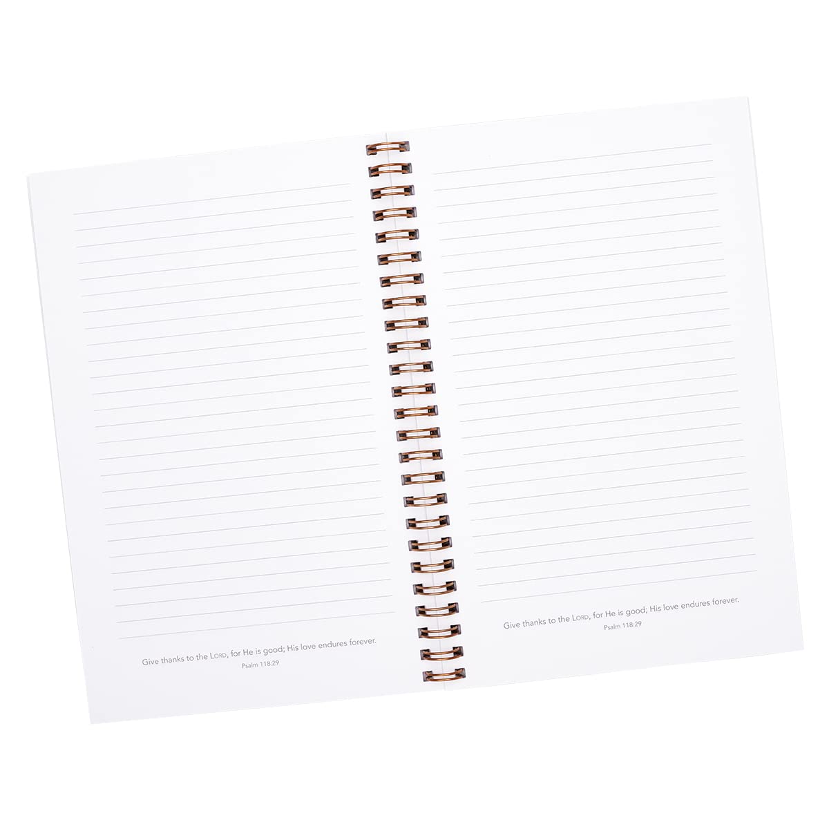 Christian Art Gifts Notebook Trust in the Lord Proverbs 3:5 Bible Verse Inspirational Writing Notebook Gratitude Prayer Journal Flexible PVC Cardstock Cover 128 Ruled Pages w/Scripture, 6 x 8.5 Inches