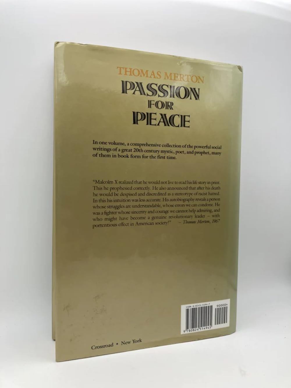 Passion For Peace: The Social Essays