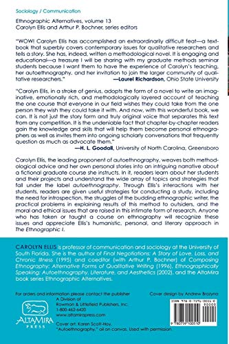 The Ethnographic I: A Methodological Novel about Autoethnography (Volume 13) (Ethnographic Alternatives, 13)
