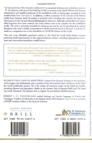 The Dead Sea Scrolls, Study Edition
