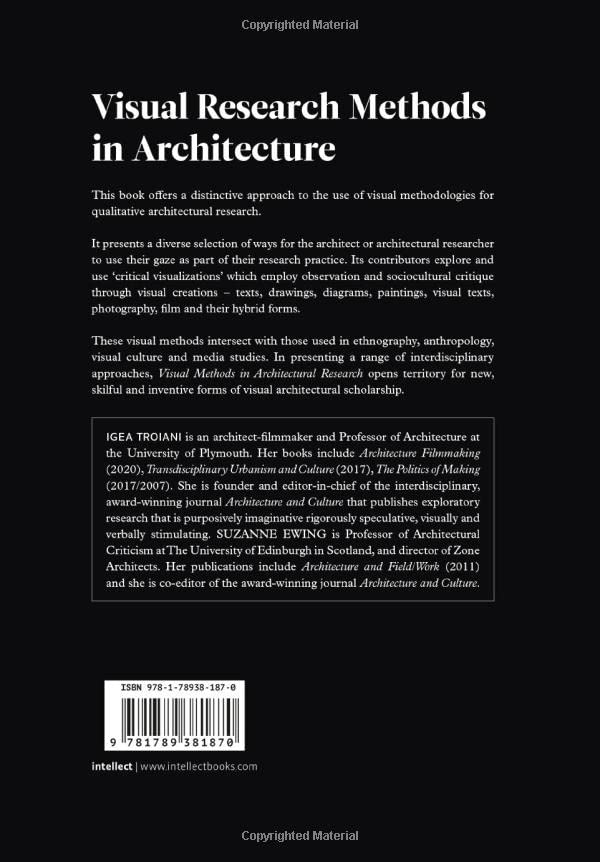 Visual Research Methods in Architecture
