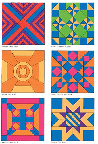 The United States Patchwork Pattern Book (Dover Crafts: Quilting) — back cover