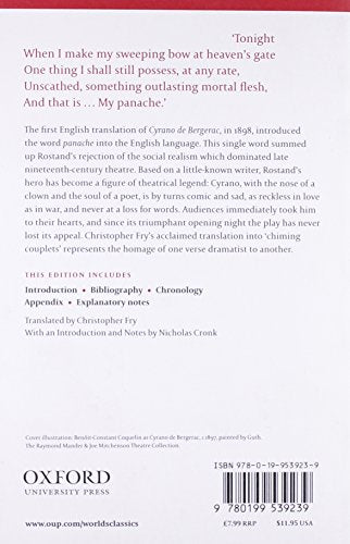 Cyrano de Bergerac: A Heroic Comedy in Five Acts (Oxford World's Classics)