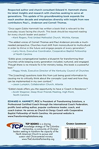 Reaching People under 30 while Keeping People over 60: Creating Community Across Generations (TCP the Columbia Partnership Leadership)