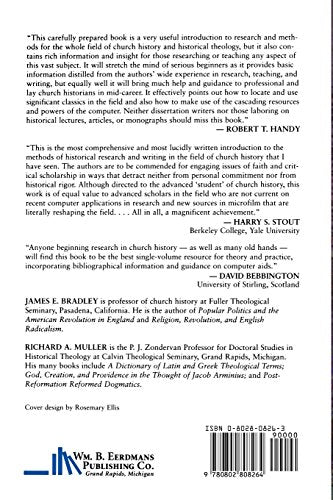 Church History: An Introduction to Research, Reference Works, and Methods