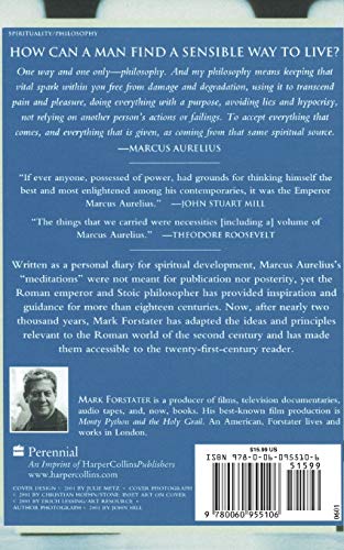 The Spiritual Teachings of Marcus Aurelius by Forstater, Mar