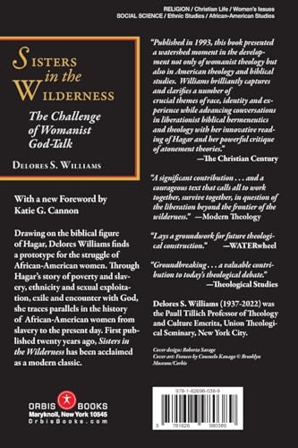 Sisters in the Wilderness: The Challenge of Womanist God