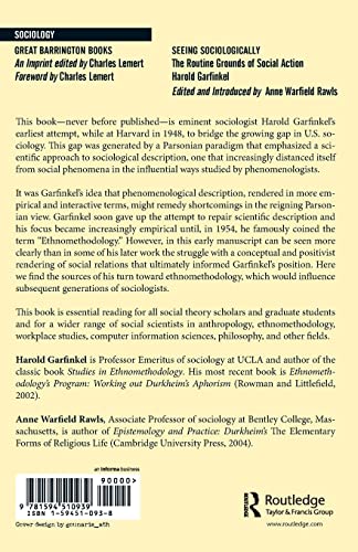Seeing Sociologically (Great Barrington Books)