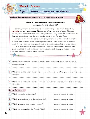 Summer Activity Playground Grade 8-9: 8 Weeks of Summer Activities - Math, ELA, Science, Reading and Social Studies