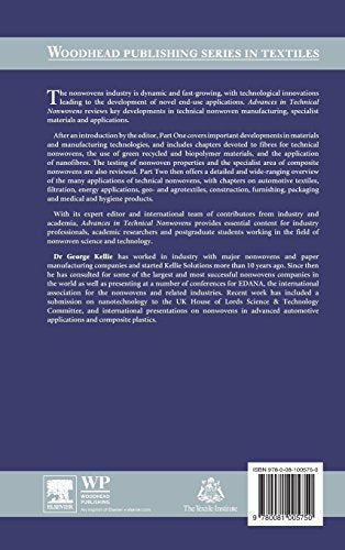 Advances in Technical Nonwovens (Woodhead Publishing Series in Textiles)