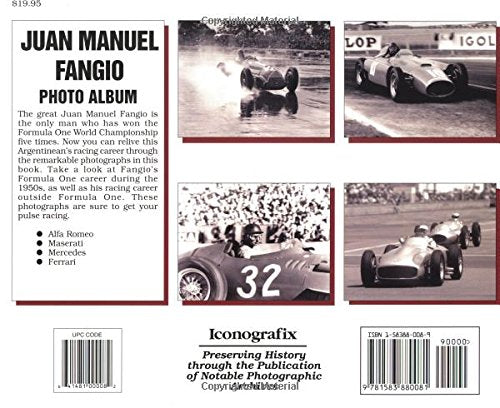 Juan Manuel Fangio Photo Album (World Champion Driver Series)