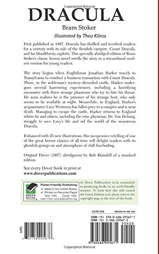 Dracula: In Easy-to-Read Type (Dover Children's Thrift Classics)