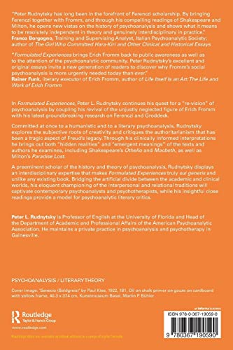 Formulated Experiences: Hidden Realities and Emergent Meanings from Shakespeare to Fromm (Psychoanalysis in a New Key Book Series)