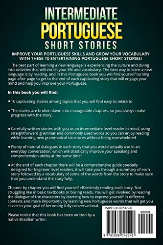 Intermediate Portuguese Short Stories: 10 Captivating Short Stories to Learn Brazilian Portuguese & Grow Your Vocabulary the Fun Way! (Intermediate Portuguese Stories)