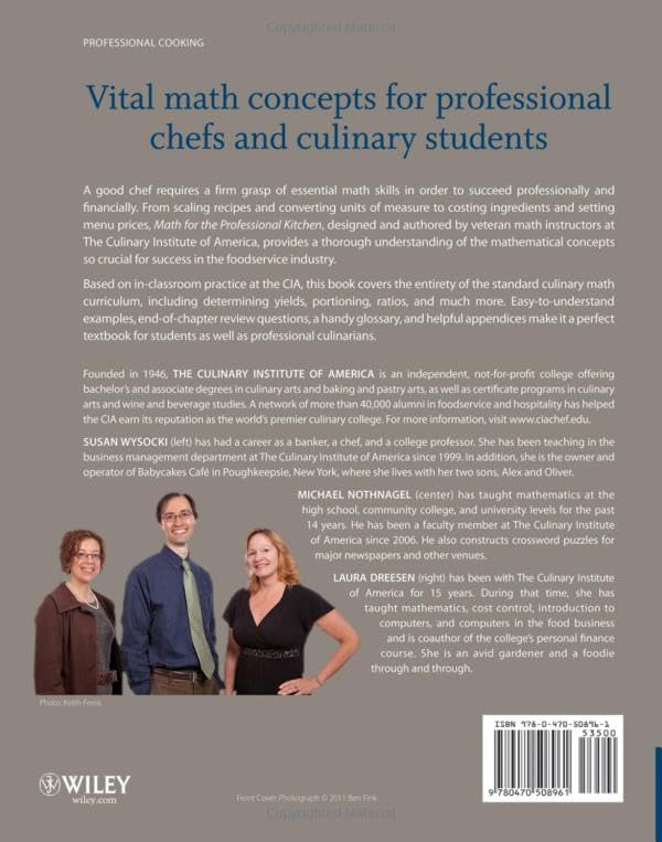 Math for the Professional Kitchen
