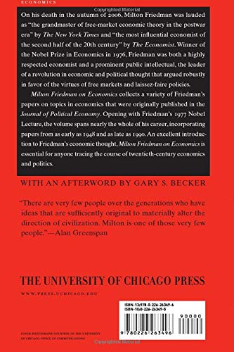 Milton Friedman on Economics: Selected Papers