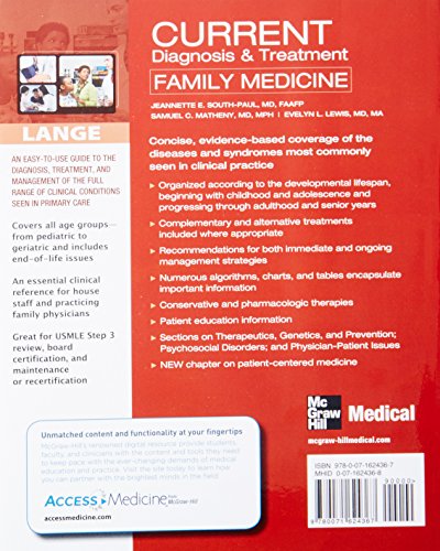 CURRENT Diagnosis & Treatment in Family Medicine, Third Edit