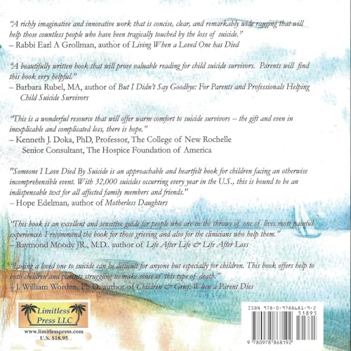Someone I Love Died by Suicide: A Story for Child Survivors and Those Who Care for Them