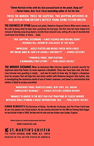 Die Twice: Two Crime Novels in One The Business of Dying and The Murder Exchange