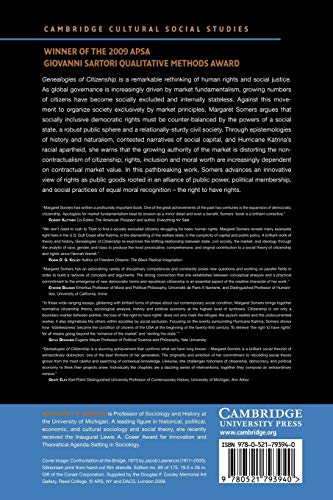Genealogies of Citizenship: Markets, Statelessness, and the Right to Have Rights (Cambridge Cultural Social Studies)