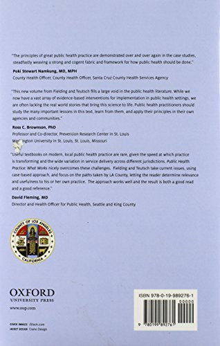 Public Health Practice: What Works