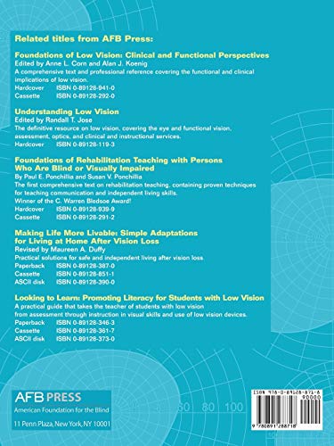 Functional Vision: A Practitioner's Guide to Evaluation and Intervention