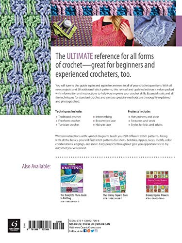 The Complete Photo Guide to Crochet, 2nd Edition: *All You Need to Know to Crochet *The Essential Reference for Novice and Expert Crocheters ... Instructions for 220 Stitch Patterns